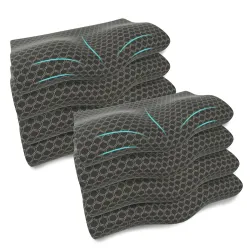 CareFoam Cooling Gel Memory Foam Cervical Neck Pillow | Pack of 8