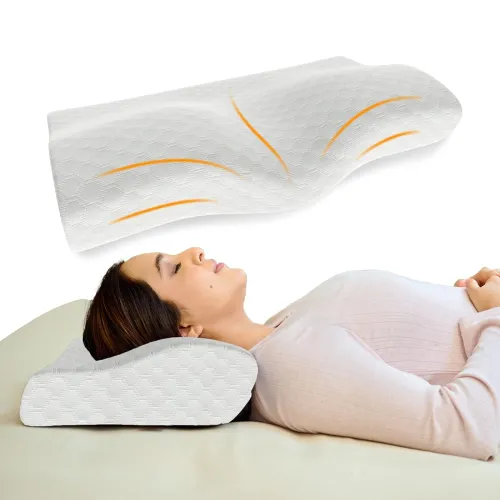 Image of CareFoam Memory Foam Cervical Neck Pillow 