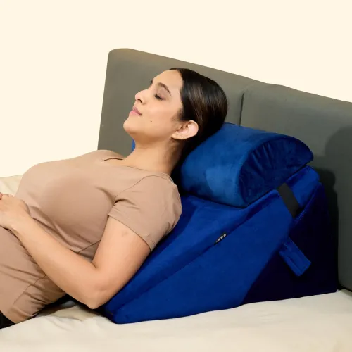 Image of CareFoam Memory Foam Wedge Pillow (20 x 20 x 12 Inch)