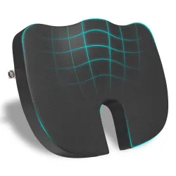 CareFoam Orthopedic Coccyx Seat Cushion for Tailbone Pain | 2-Year Warranty