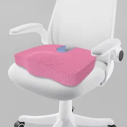 CareFoam Orthopedic Memory Foam Coccyx Seat Cushion for Tailbone Pain Relief | Sciatica & Back Support Pillow for Office