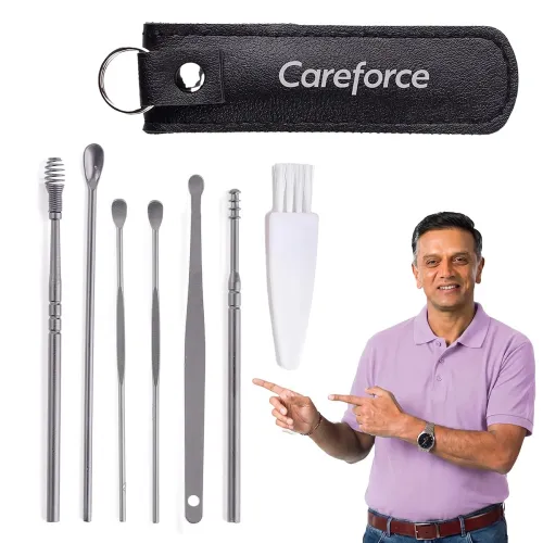 Image of Careforce Ear Wax Cleaner - Resuable Ear Cleaner Tool Set with Storage Pack