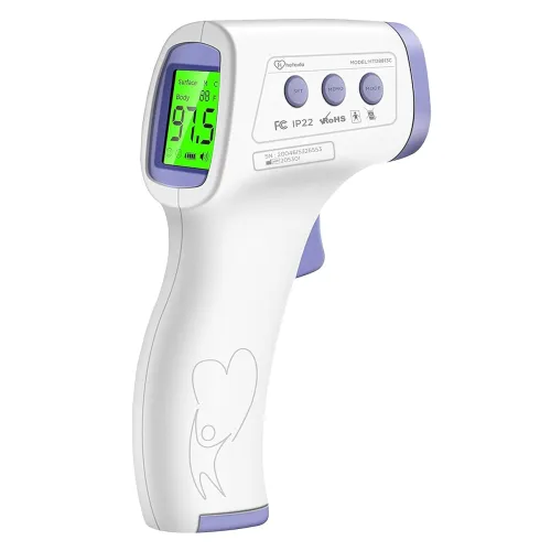 Image of carent HTD8813C Digital Non Contact Laser Gun Thermometer For Body Fever Kids