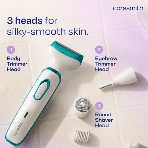 Image of Caresmith Bloom 6 in 1 Face & Body Hair Trimmer for Women