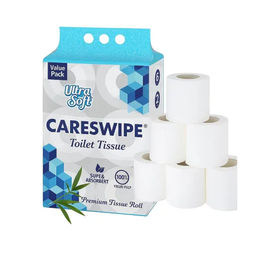 Image of Careswipe 2 Ply Toilet Tissue Paper Rolls