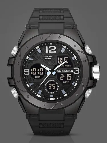 Image of Carlington Endurance Series Analog-Digital Watch - For Men CT 9105