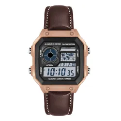 Carlington Endurance Series Digital Wrist Watches for Men with Transparent Case Cover - CT_9079
