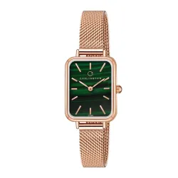 Carlington Iconic Analog Watches for Women with Premium Stainless Steel Mesh Strap - CT 2041