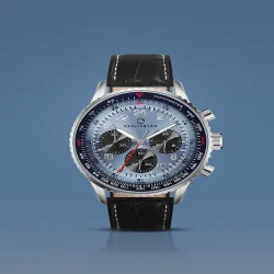 CARLINGTON Leather Straps Analogue Multi Function Watch for Men