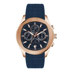 Carlington Legacy Series Mens Analog Chronograph Watch | Premium Silicone Strap | Elegant Luxury Business Sports Wrist 