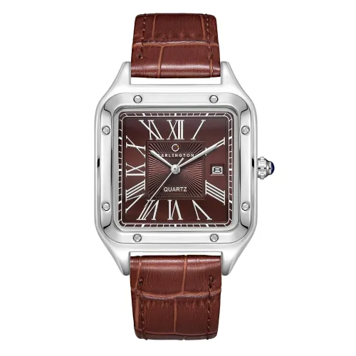 Image of Carlington Meridian Series Analog Men Wrist Watches with Premium Leather Belt