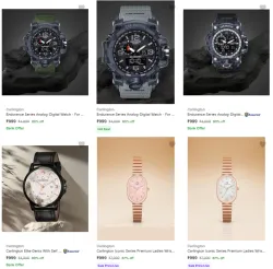 Carlington Wrist Watches @ Up to 80% Discount