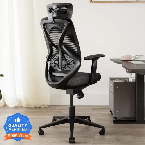 Image of CARLTON LONDON Atlas Mesh Office Adjustable Arm Chair  