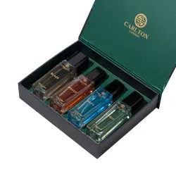 Carlton London Iconic Men Liquid Perfume Gift Set Premium Fragrances With Woody Citrusy Scent Defy Rogue Blaze & Runic L