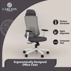 CARLTON LONDON Office Adjustable Arm Chair 