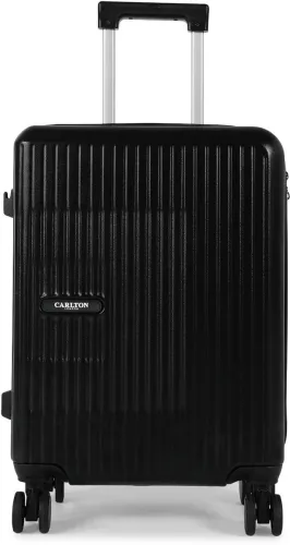 Image of CARLTON LONDON  Small Cabin Suitcase (55 cm) 8 Wheels - Soho - Black