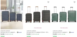Carlton London Suitcases set of 3 @ ₹3999