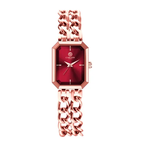 Image of Carlton London Victoria Women Stainless Steel Analog Watch
