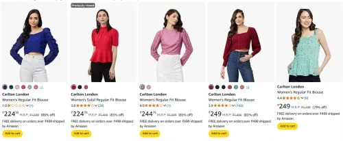 Image of Carlton London Women's Blouse up to 86% Discount