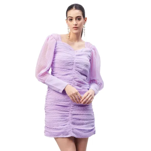 Image of Carlton London Women's Georgette A-Line Dress