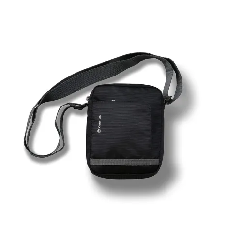 Image of CARLTON Unisex-Adult Polyester 21 Cms Blue Travel Messenger Bag