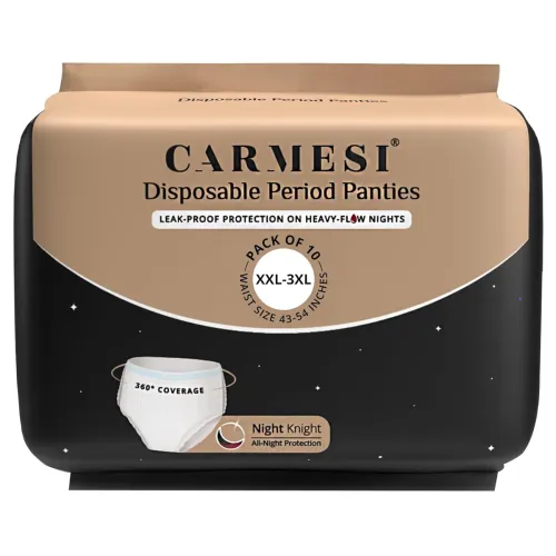 Image of Carmesi Disposable Period Panties for Women - Pack of 10 (XXL-3XL)