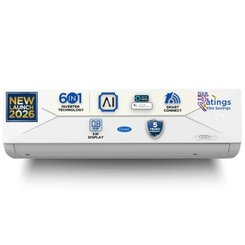 Image of Carrier 1.5 Ton 3 Star Wi-Fi Smart Flexicool Inverter Split AC
