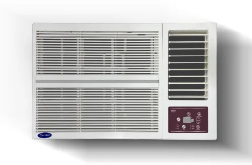 Image of CARRIER 2026 Model 1.5 Ton 3 Star Window Inverter Turbo mode for Faster Cooling, Energy Saver Mode, Dry Function for Mon