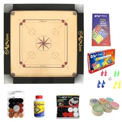 Carrom Board  with STRICKER & Accessories and Vista  LudoSnakes and Ladder