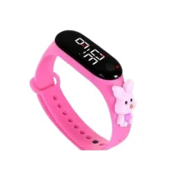 Cartoon Character Blue Digital Led Dial Waterproof Cartoon Character Kids Wristband for Boys Girls Watches Digital Led Dial Waterproof Cartoon Character Kids Wristband for