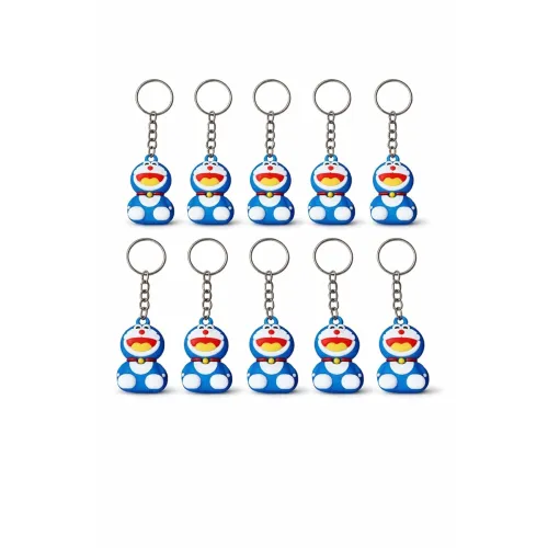 Image of Cartoon Character Keyrings Keychains (Set of 12)
