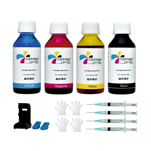 Image of Cartridge Colour CMYK Ink Refill Kit for Printers