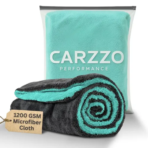 Image of CARZZO PERFORMANCE Microfiber Car Cleaning Cloth
