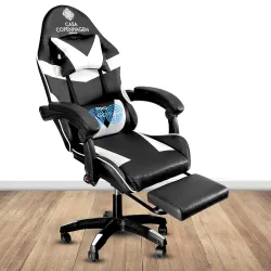 Casa Copenhagen Designed High-Back Italian Leather Gaming Ergonomic Chair 
