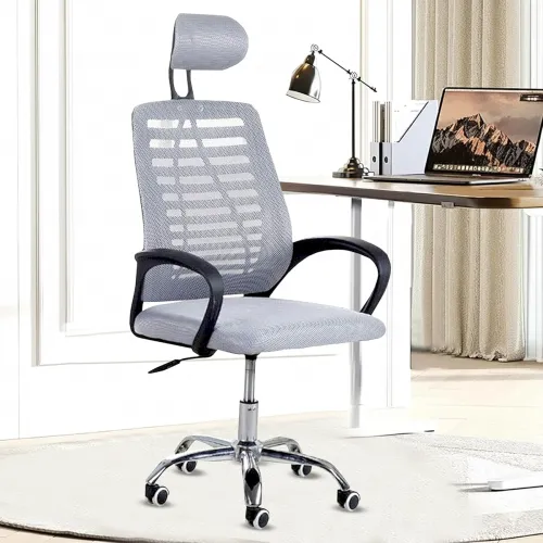 Image of Casa Copenhagen Mesh Office Desk Chair Adjustable High with Headrest 