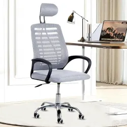 Casa Copenhagen Mesh Office Desk Chair Adjustable High with Headrest 