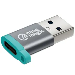case-magic USB C Female to USB A 3.0 OTG Adapter | 5Gbps High-Speed Data Transfer | OTG Connector Type C for Laptop, Android Phone, Tablet, MacBook | Plug & Play | Aluminium Alloy | 15W Fast...