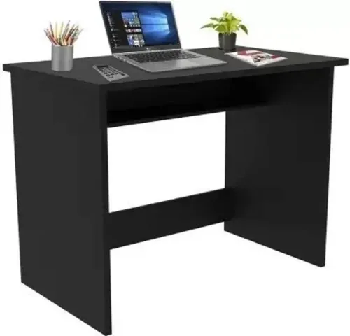 Image of Case Plus Modern Study Desk – Black, Modular