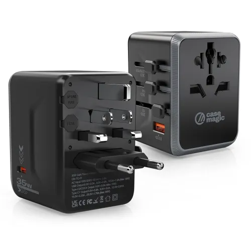 Image of Case-Magic 35W GaN Universal Travel Adapter