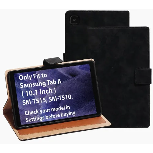 Image of Caseous Synthetic Leather Flip Cover Case Back for Samsung Galaxy Tab A 10.1"