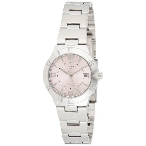 Image of Casio Analog Pink Dial Women's Watch - LTP-1241D-4ADF (A873)