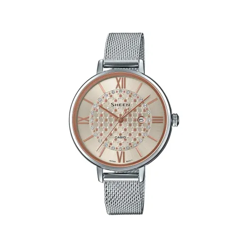 Image of Casio Analog Silver Dial Women's Watch 