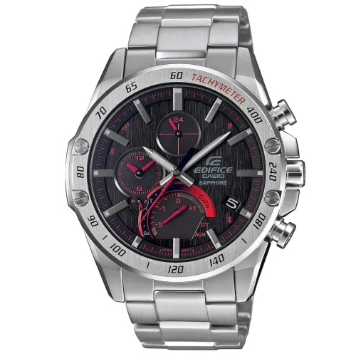 Image of Casio Edifice Bluetooth Chronograph Black Dial Men's Stainless Steel Band Watch - EQB-1000XD-1ADR(ED500)