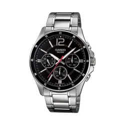 Casio Enticer Analog Black Dial Mens Watch 