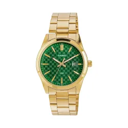 Casio Enticer Analog Green Dial Men MTP-VD03G-3AUDF (A2246)