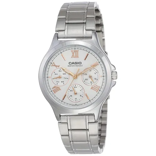 Image of Casio Enticer Analog White Dial Women's Watch