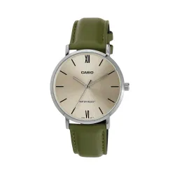 Casio Enticer Men Analog Green Dial Men MTP-VT01L-3BUDF (A2320)