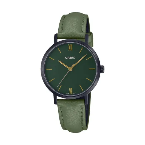 Image of Casio Enticer Ladies Analog Green Dial Women 