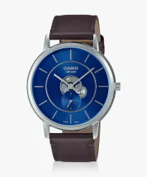 Casio Enticer Men Analog Leather Watch 