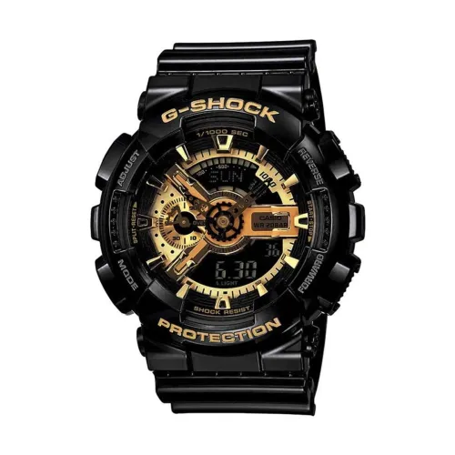 Image of Casio G-Shock GA-110GB-1ADR Black Resin Strap Men's Watch
